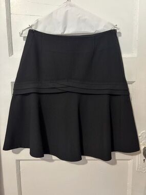 Brooks Brothers Black A-Line Mini Skirt